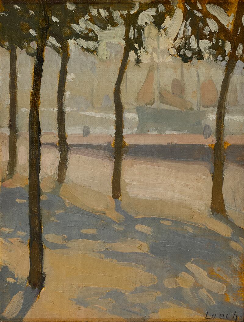 The Place, Concarneau, Morning (€4,000-€6,000) by William John Leech