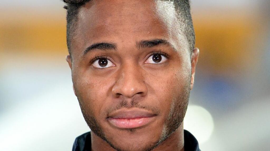 Raheem Sterling will make his Manchester City debut on Tuesday. Photograph: Bradley Kanaris/Getty Images