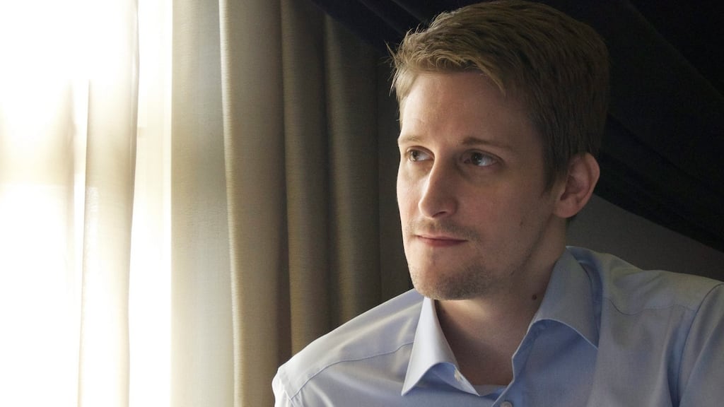 The new documenary about Edward Snowden will open in the US later this month. Photograph: The Guardian/EPA