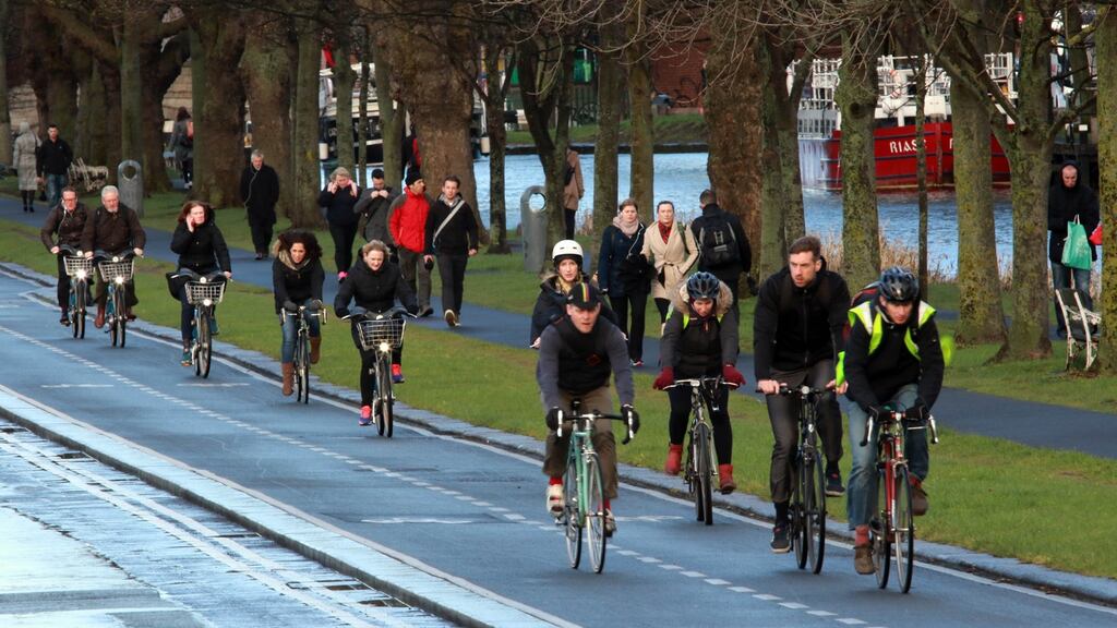 Dublin Cycling Campaign says it welcomes the proposed network design, and “encourages its implementation with detailed consideration of the needs of cyclists”. Photograph: Nick Bradshaw
