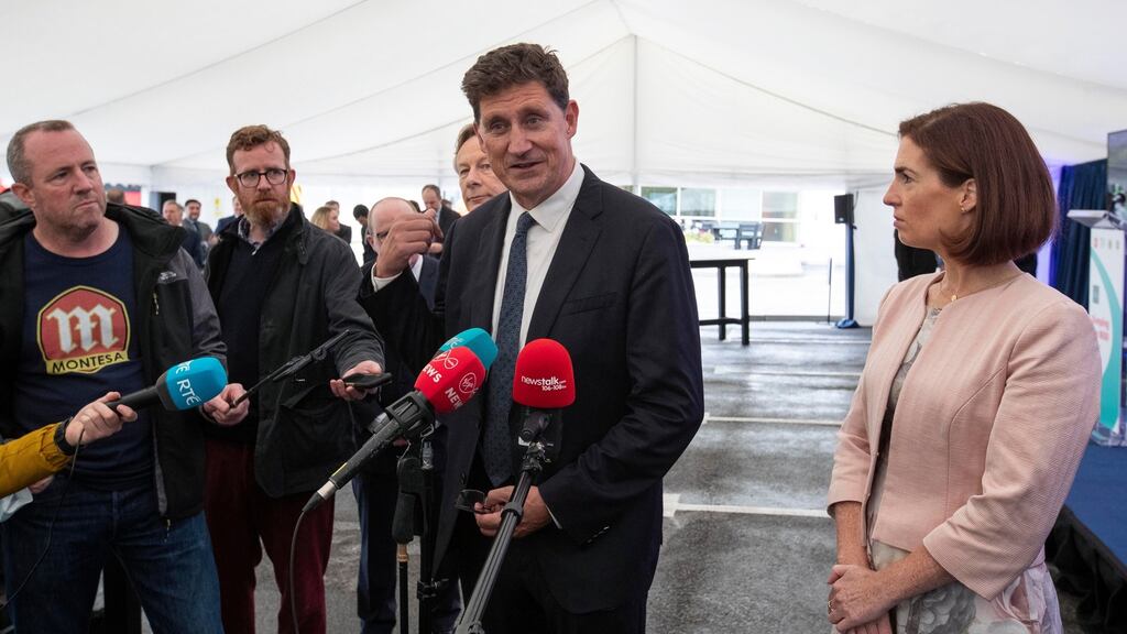 Minister for Transport Eamon Ryan: expressed disappointment at the “rancorous” nature of the Dáil debate on the Sinn Féin motion against Minister for Foreign Affairs Simon Coveney. Photograph: Colin Keegan