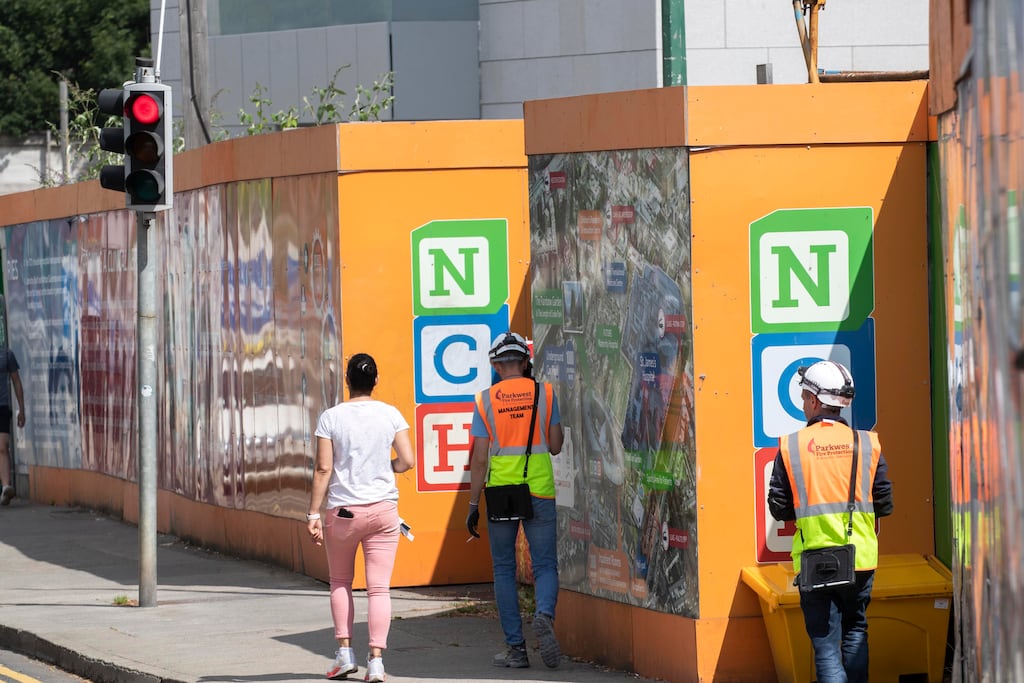 20/06/2023  The new National Children's Hospital site in James Street and Rialto pictured this afternoon....Picture Colin Keegan, Collins Dublin