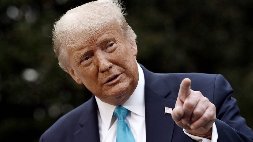 Former US president Donald Trump. Photograph: Olivier Douliery/AFP via Getty