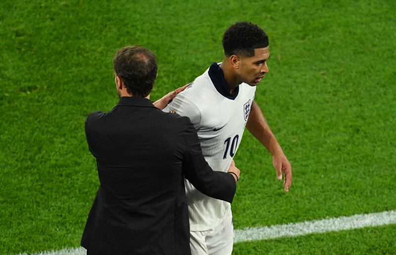 Jude Bellingham can count himself lucky if he is given another chance on Sunday. Photograph: Matthias Hangst/Getty Images