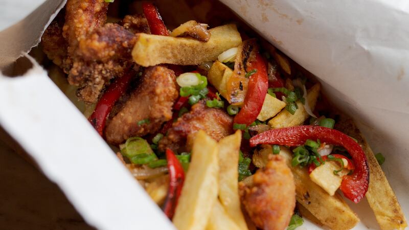 The Andchips chicken spicebag at Eunice Power’s new takeaway in Dungarvan, Co Waterford