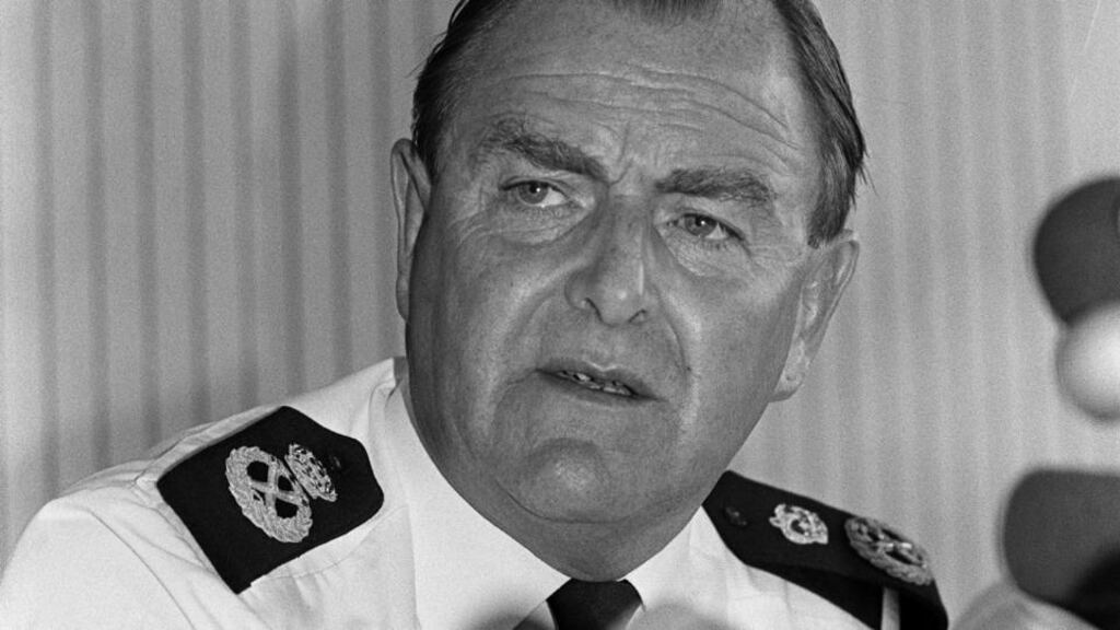 The RUC chief constable, Sir John Hermon dropped the case after conducting his own inquiries. Photograph: Pacemaker