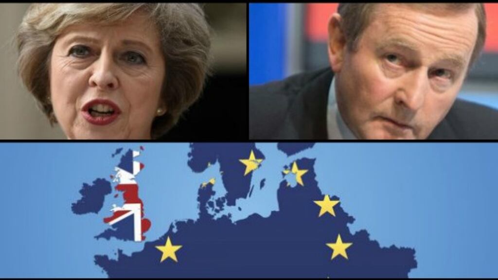 Taoiseach Enda Kenny described Brexit as a “huge political challenge” and said discussions with British prime minister Theresa May’s Britain must be orderly.