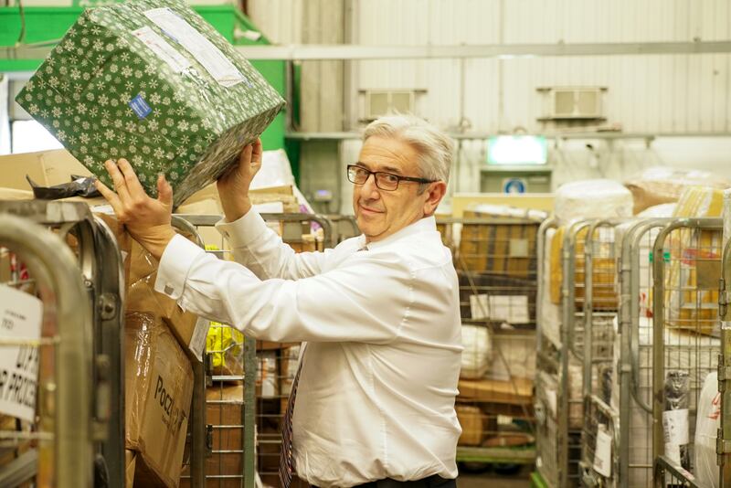 Maurice Ebbs, floor operations manager at An Post's Dublin Mail Centre. Photograph: Enda O'Dowd