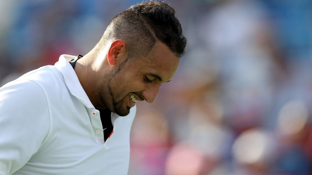 The pathetic irony of labelling Nick Kyrgios a racist because he used the word potato is that the tennis player himself has been the subject of racist abuse most of his life due to the fact that he is of part Malaysian descent. (Photo by Rob Carr/Getty Images)