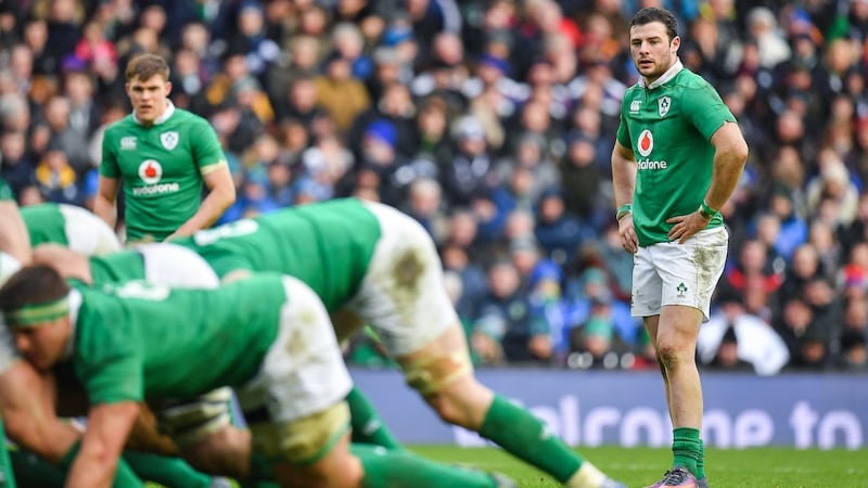 Ireland centre Robbie Henshaw: “For us, on the weekend, our communication could have been better.” Photograph: Brendan Moran/Sportsfile/Getty Images