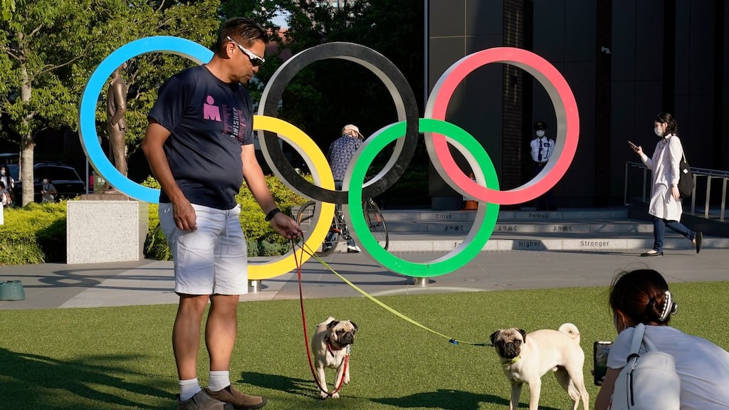 IOC vice president John Coates (not pictured) has said the Tokyo Olympics could go ahead even if the city is still in a state of emergency. Photograph: Kimimasa Mayama/EPA