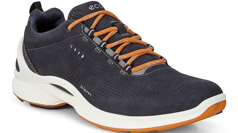 Walking shoes manufactured by Ecco.