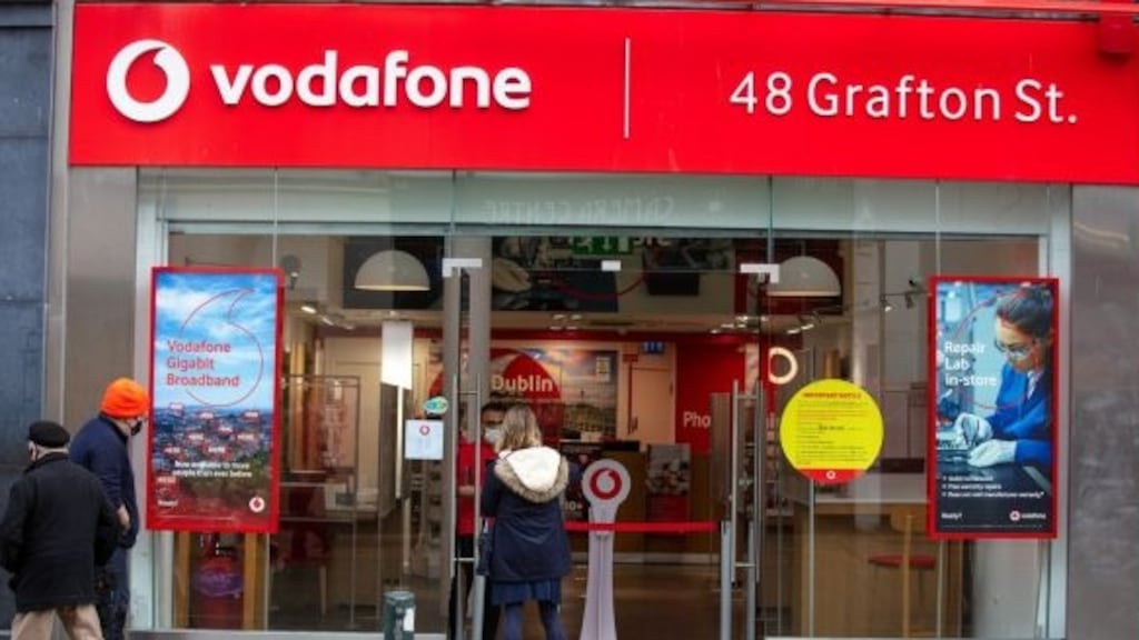 Vodafone Ireland narrowed its losses, but said it remained cautious on the outlook for the business.
