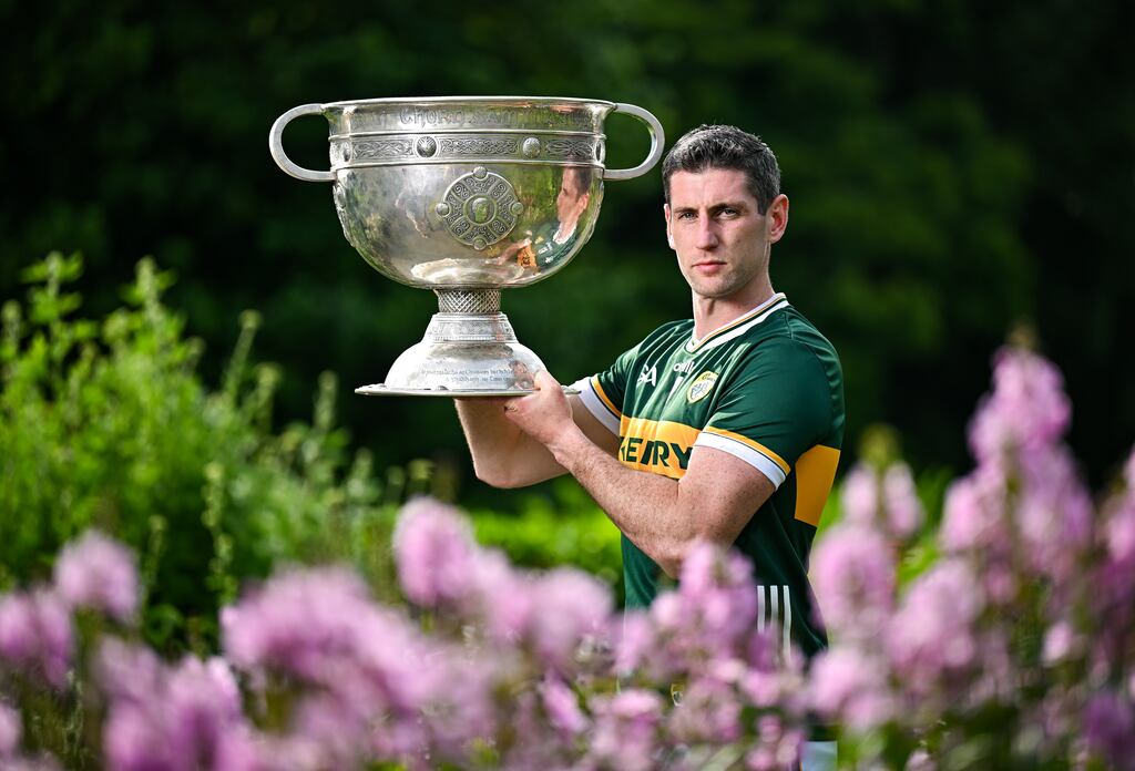 Kerry's Paul Geaney at the launch of the All-Ireland senior football championship series at the National Botanic Gardens in Dublin on Tuesday. Photograph: Sam Barnes/Sportsfile