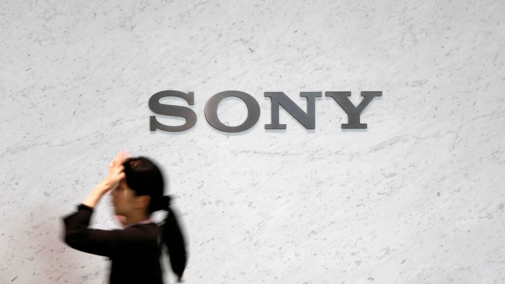 Sony’s operating income will be 270 billion yen in the 12 months ending March, down from a projection for 300 billion yen. Photograph: Yuya Shino/Reuters