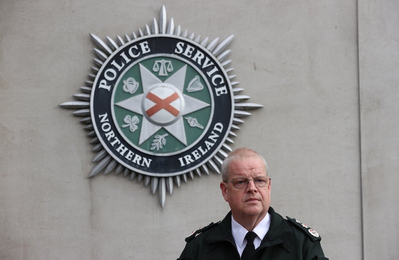 PSNI Chief Constable Simon Byrne. Photograph: Liam McBurney/PA Wire