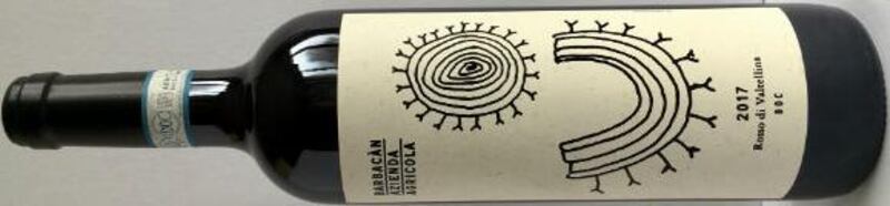 Rosso di Valtellina 2017, Barbacàn, 12.5%, €28.00