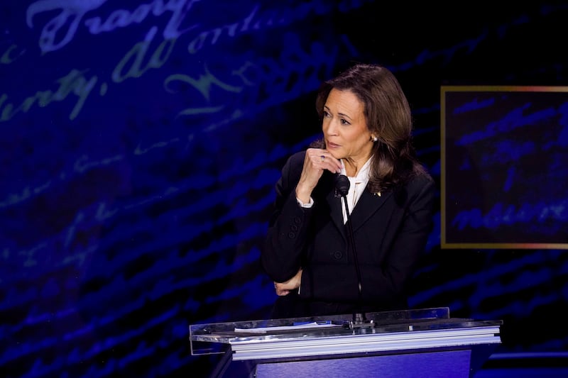 Kamala Harris. Photograph: Doug Mills/The New York Time/Bloomberg