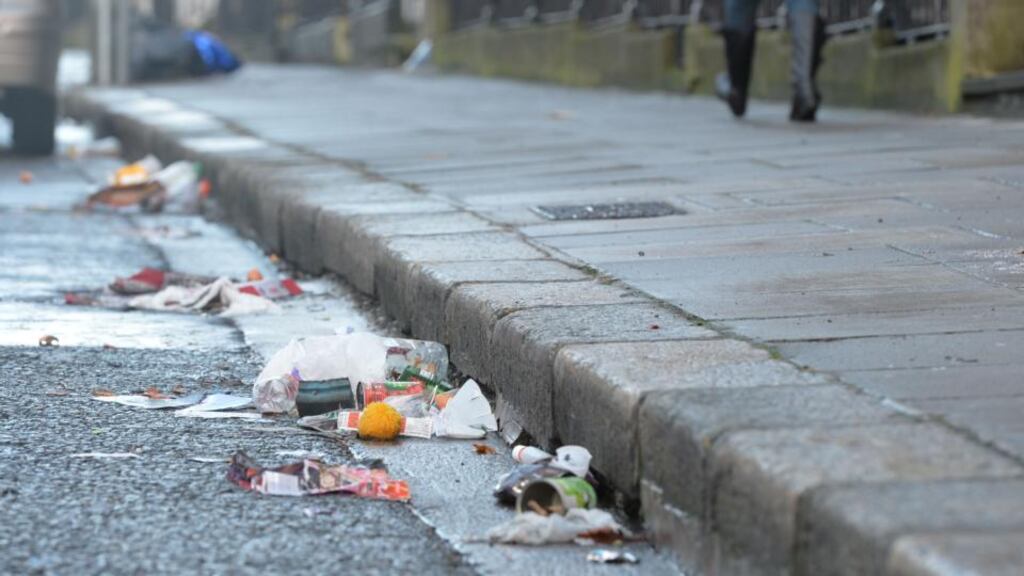 Members of the public, residents’ associations and business representative groups have until March 31st to make their views known on the main litter problems, such as illegal dumping, dog fouling, abuse of litter bins, graffiti and illegal posters. Photograph: Alan Betson