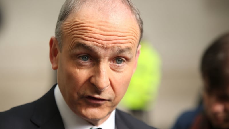 Taoiseach Micheál Martin: the important aspect of his visit to Washington was to reinforce American support for the Irish and EU insistence that the UK honour its agreement to fully implement the Brexit deal. Photograph: James Manning/PA Wire