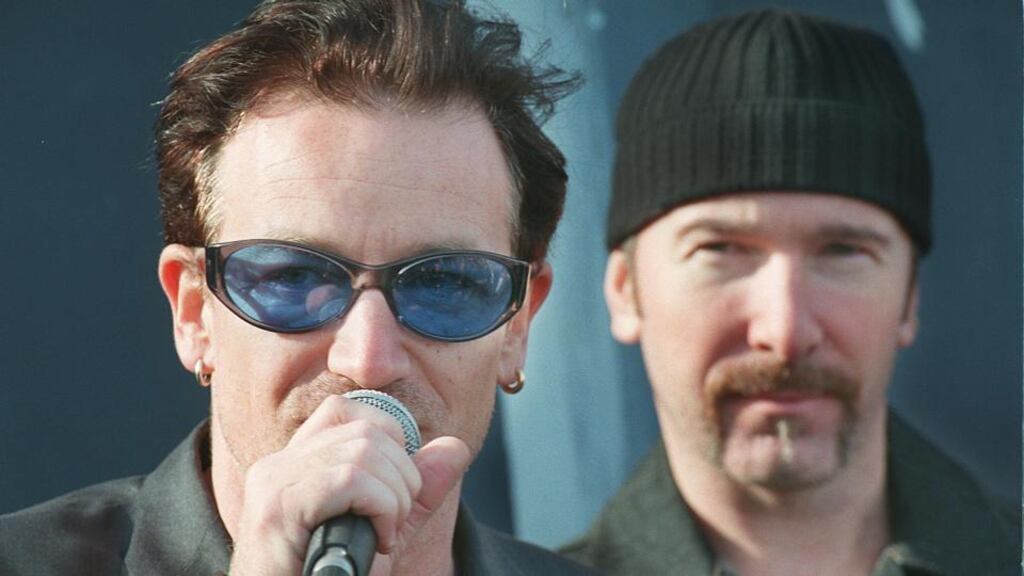 Bono has said Ireland’s contentious ‘double Irish’ tax regime has brought Ireland “the only prosperity we’ve known”. Photograph: Alan Betson/The Irish Times