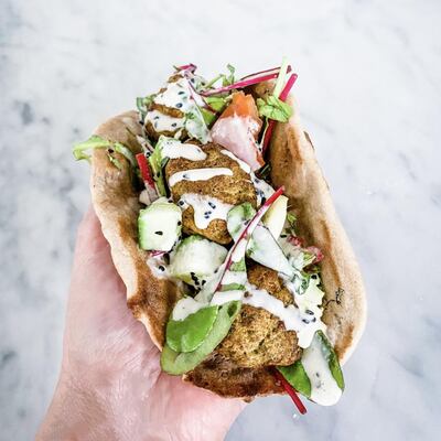 Imen McDonnell’s air fryer falafel
