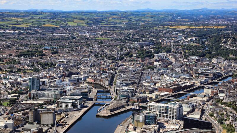 Cork city, looking west