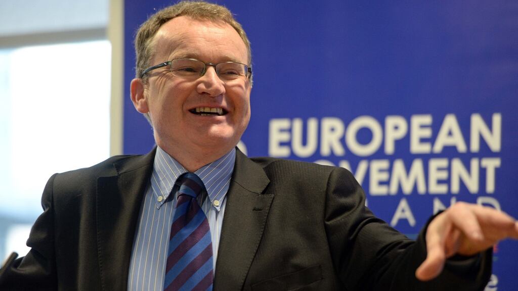 Jim Power  noted there was now an array of risks to the Irish economic outlook including Brexit; the policies of US president-elect Donald Trump.  Photograph: Eric Luke