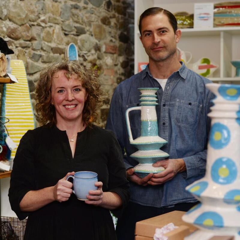 Rosemarie Durr and Andrew Ludick.  Photograph: Alan Betson