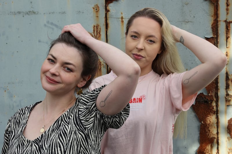 Sisters Kim and Tarah Harte. Photograph: Nick Bradshaw