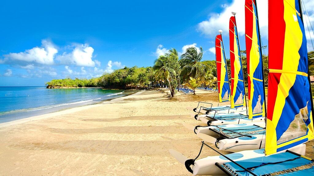 Escape the autumn blues with blues of another kind at the St James Club, Morgan Bay St. Lucia
