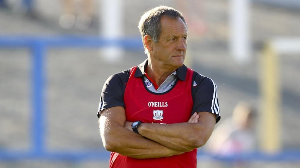 New Cork hurling manager John Meyler will open his term in charge against Limerick in Mallow. Photograph: Ken Sutton/Inpho