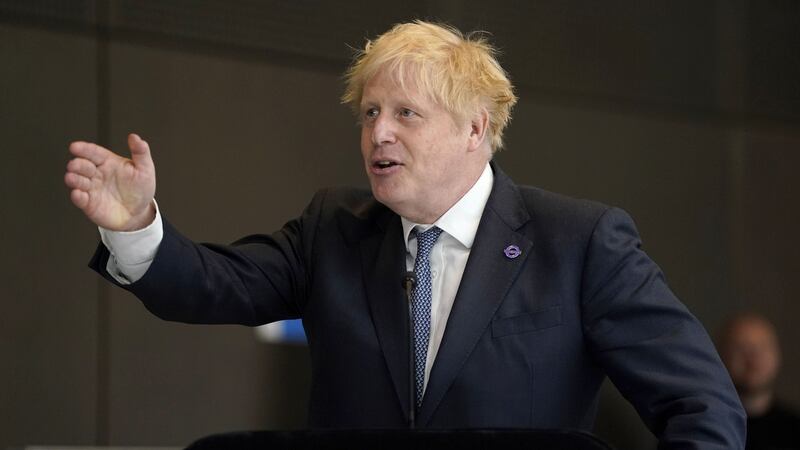 British prime minister Boris Johnson. Photograph: Andrew Matthews/WPA