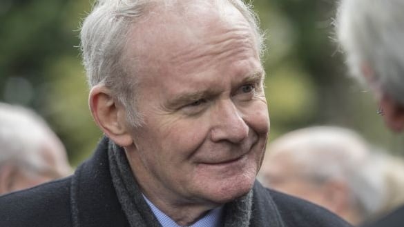Former deputy first minister of Northern Ireland Martin McGuinness who has died in hospital where he was receiving treatment for a rare health condition.