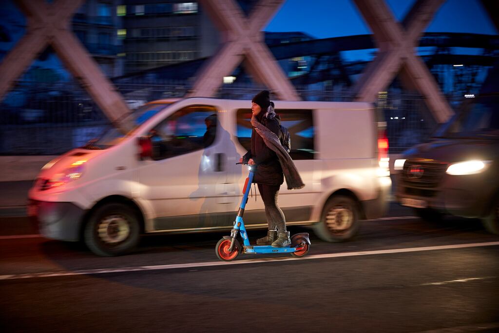 The referendum will decide if Paris will follow Nice, Toulouse, Barcelona, Copenhagen and Montreal and ban rental e-scooters altogether. Photograph:Kiran Ridley/Getty Images