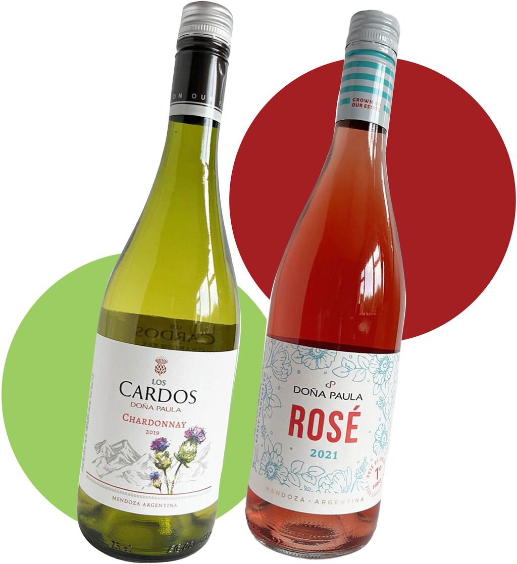 Wines for the Weekend: Doña Paula Los Cardos Chardonnay and Early Harvested Rosé 2021, both from Tesco