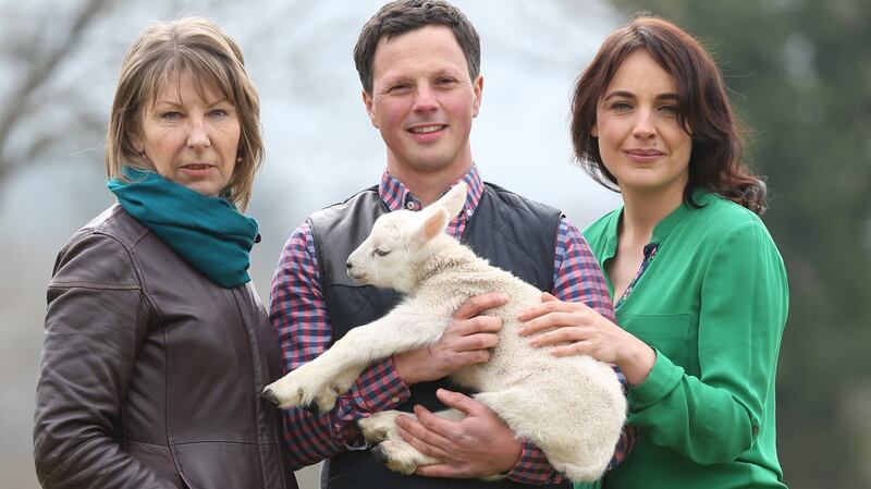 Áine Lawlor, John Fagan and Ella McSweeney on RTÉ’s new week-long programme Big Week on the Farm