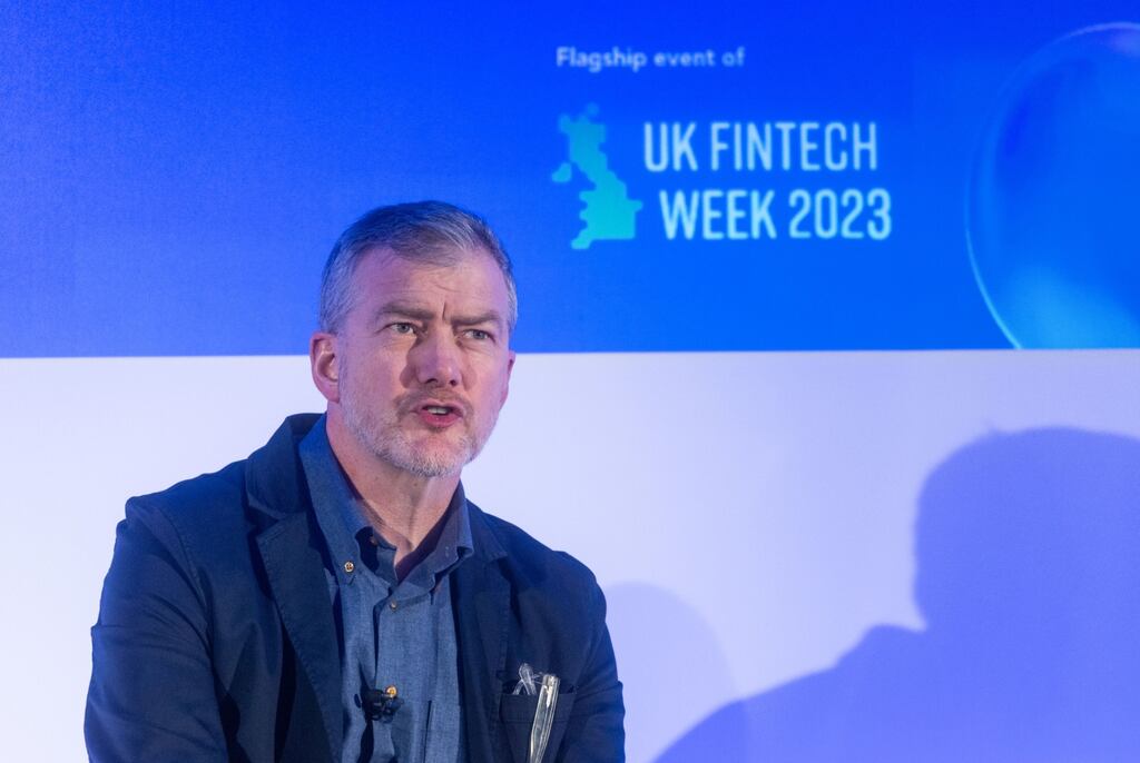 Mark Mullen, chief executive officer of Atom Bank, said the challenger bank has experienced lower staff attrition and sickness since introducing a four-day week in 2021. Photographer: Chris Ratcliffe/Bloomberg