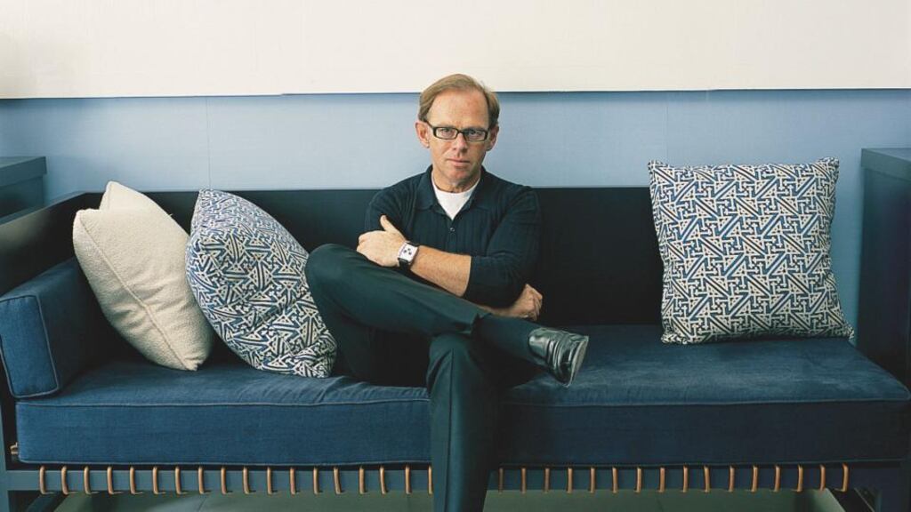 Irish architect and designer David Collins who died last night. He was diagnosed with skin cancer three weeks ago.