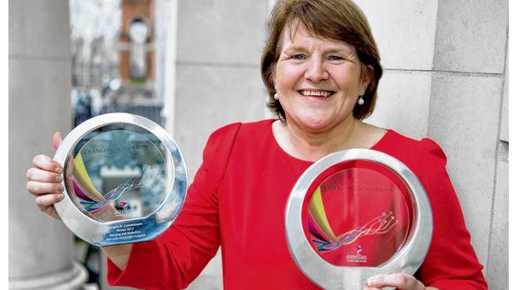 Miriam Kelly, assistant of nursing and midwifery, at Our Lady of Lourdes Hospital Drogheda, who received two awards at the Astellas Awards 2012.