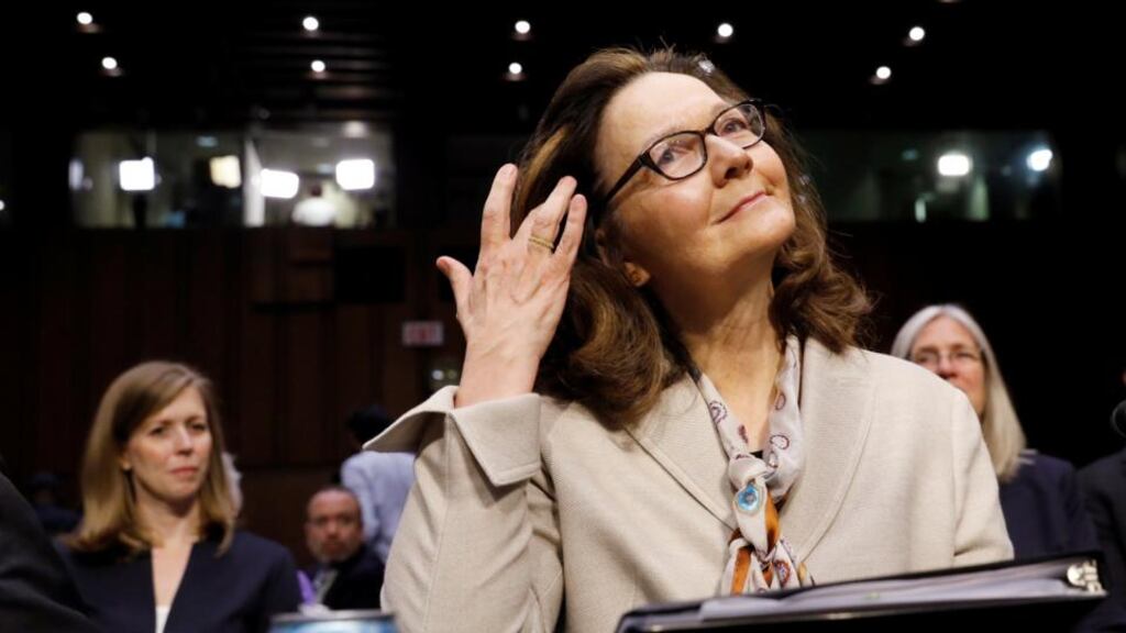 Gina Haspel: wrote a letter to senator Mark Warner, a Democrat on the intelligence committee, addressing concerns about the interrogation programme after the September 11th, 2001 terror attacks. Photograph: Kevin Lamarque/Reuters