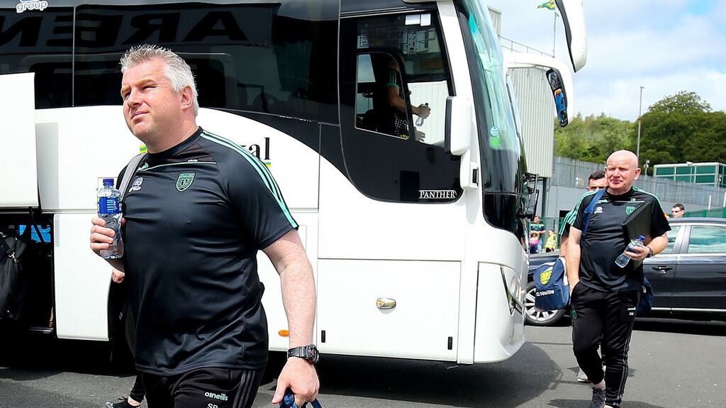 Stephen Rochford: his presence on Donegal sideline could serve to inspire Mayo in what promises  to be some battle.  Photograph: Oisín Keniry/Inpho