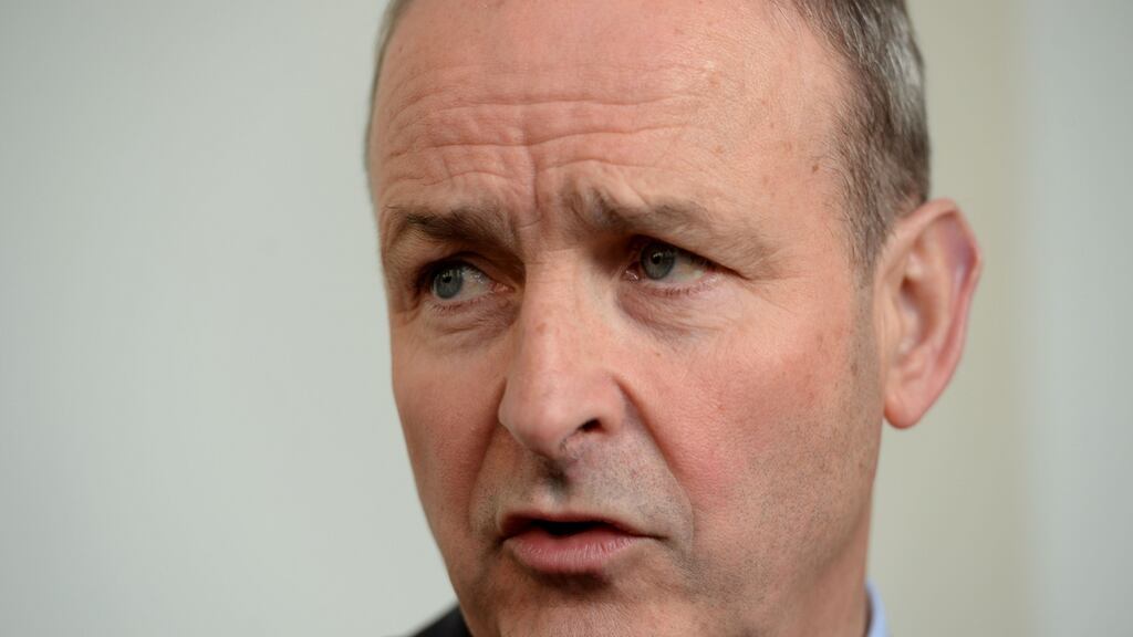Micheál Martin faced a stormy meeting of the Fianna Fáil parliamentary party on Thursday, with calls for him to open government discussions with Sinn Féin rather than just talking to Fine Gael and others. Photograph: Alan Betson/The Irish Times
