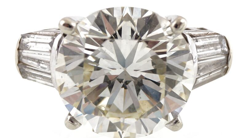 Brilliant-cut diamond of 8.30cts, €80,000-€120,000 at Sheppard’s