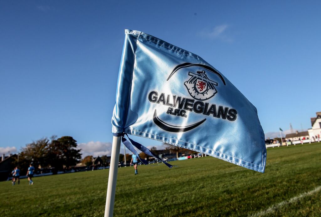 A view of the Galwegians flag in Crowley Park, Galway. Photograph: James Crombie/Inpho