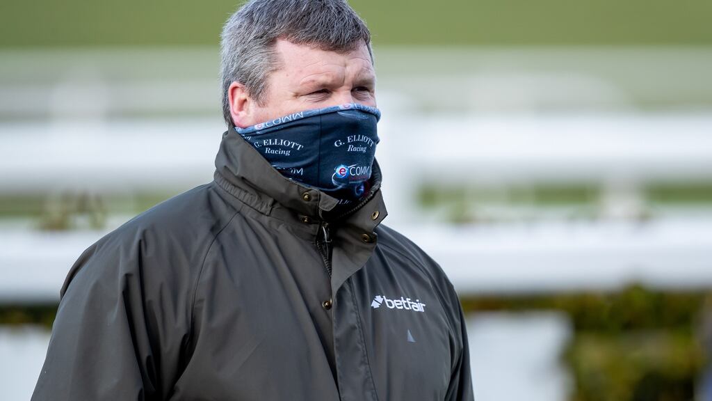 For trainer Gordon Elliott there is still no escaping the cloud that is likely to dog him for a long time to come. File photograph: Inpho