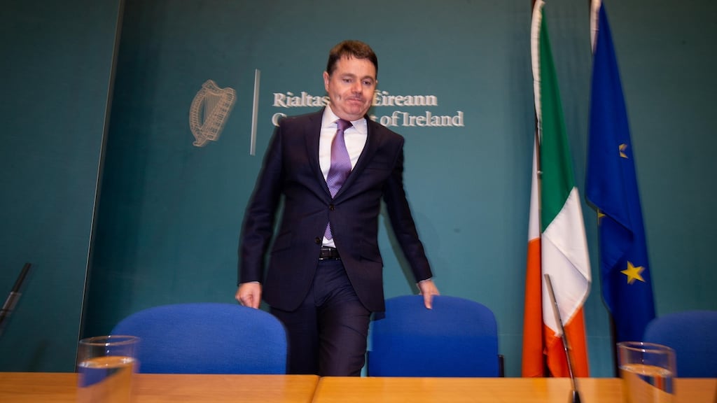 Minister for Finance Paschal Donohoe: “Details really matter.”
