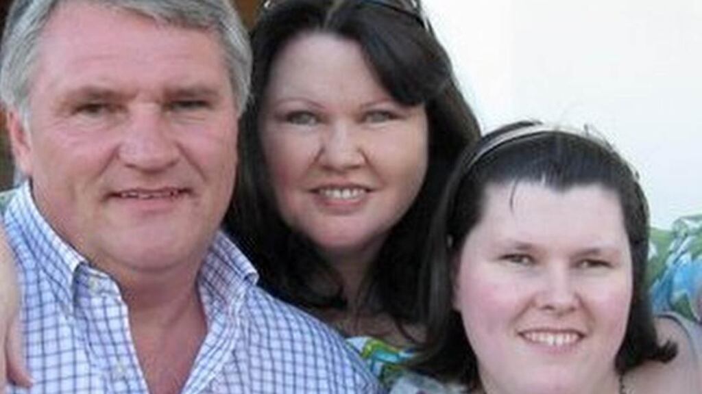 Philip Wood (56), his wife Sheila (54) and daughter Sophie (28) who were found dead inside a house in Mijas, Spain, earlier this week. Photograph: Solarpix