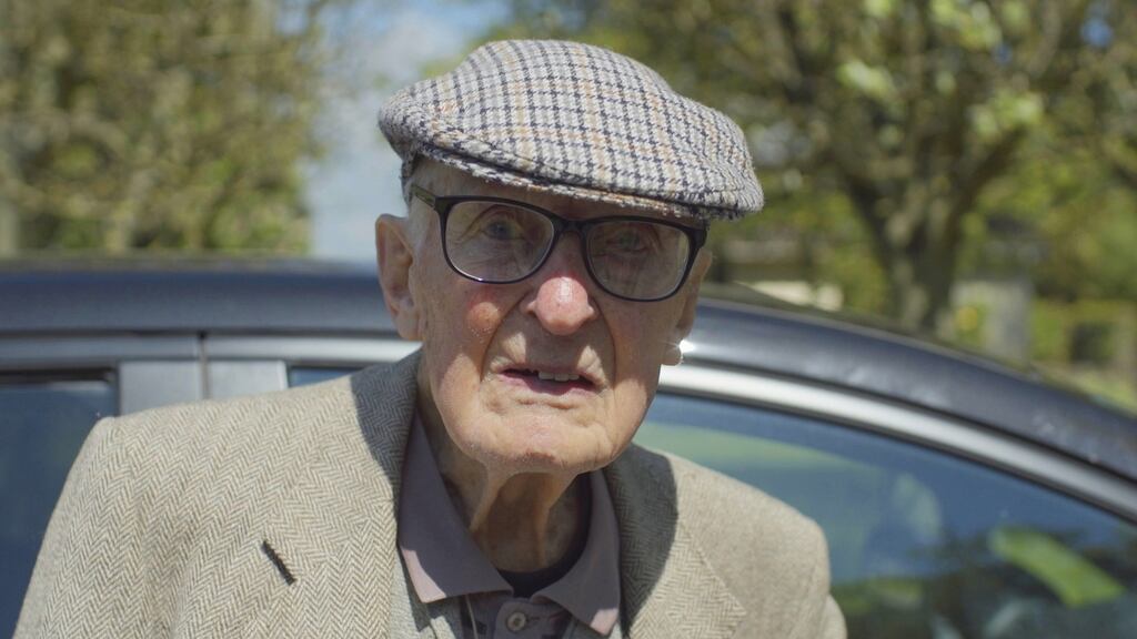 John Walsh, doing his driving test at the age of 101