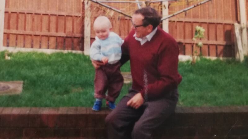 Scott with his grandfather